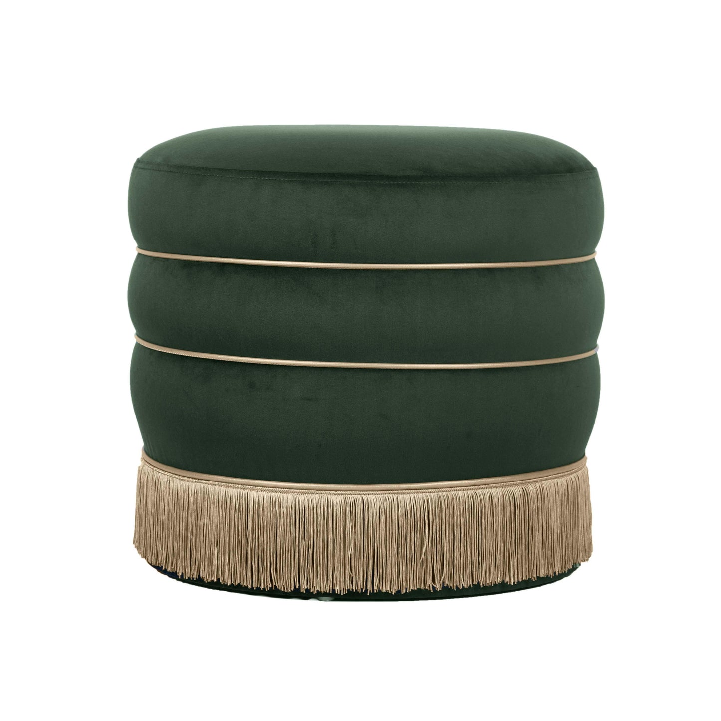 Lakka Performance Velvet Ottoman