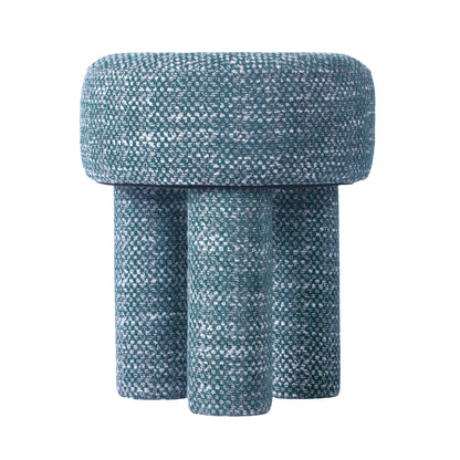 Claire Nubby Performance Fabric Accent Stool