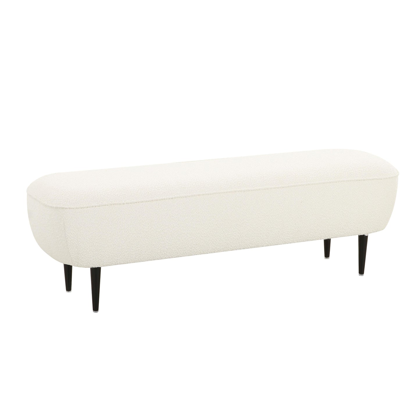 Denise 51" Cream Performance Boucle Bench - Default Variant