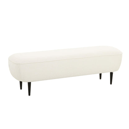 Denise 51" Cream Performance Boucle Bench - Default Variant