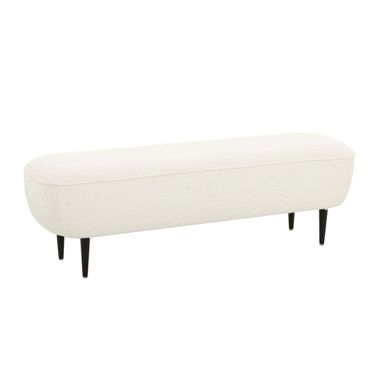 Denise 51" Cream Performance Boucle Bench - Default Variant