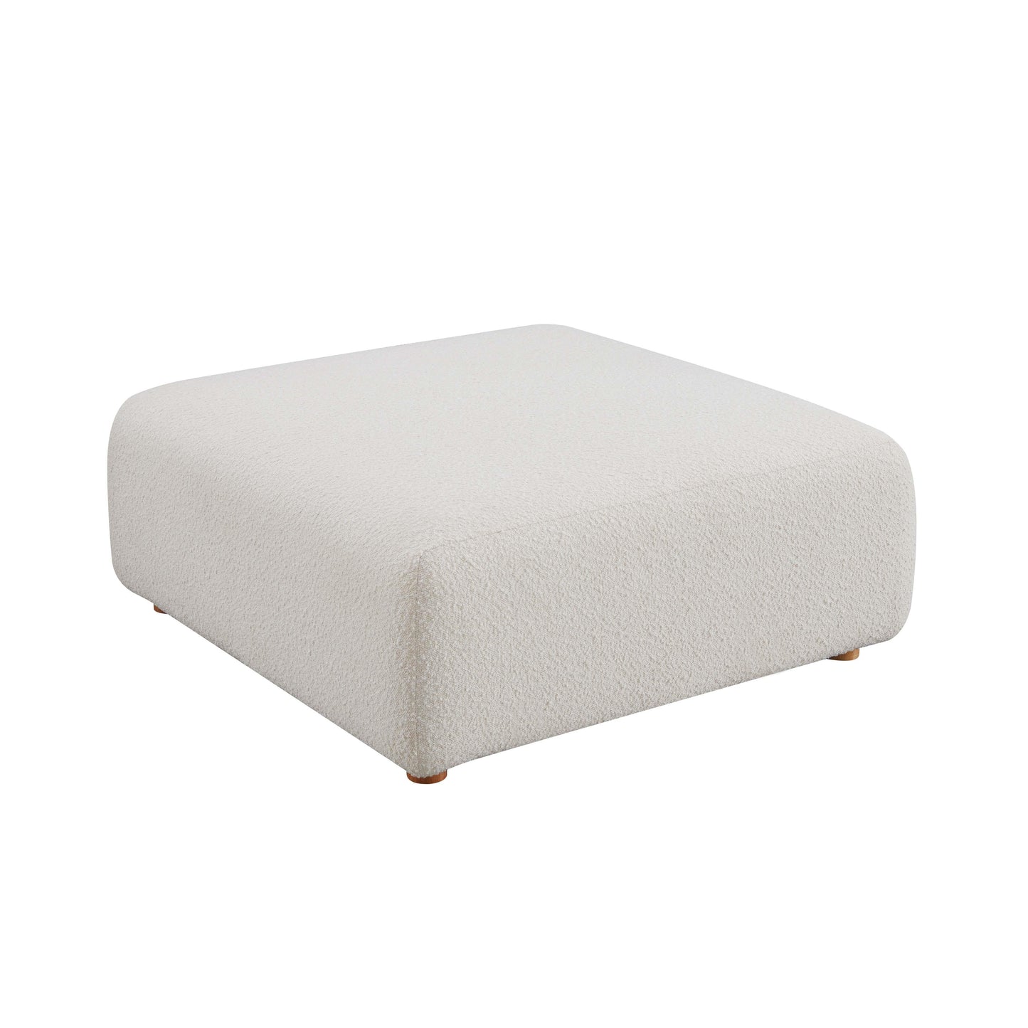Hangover Cream Performance Boucle Ottoman - Default Variant