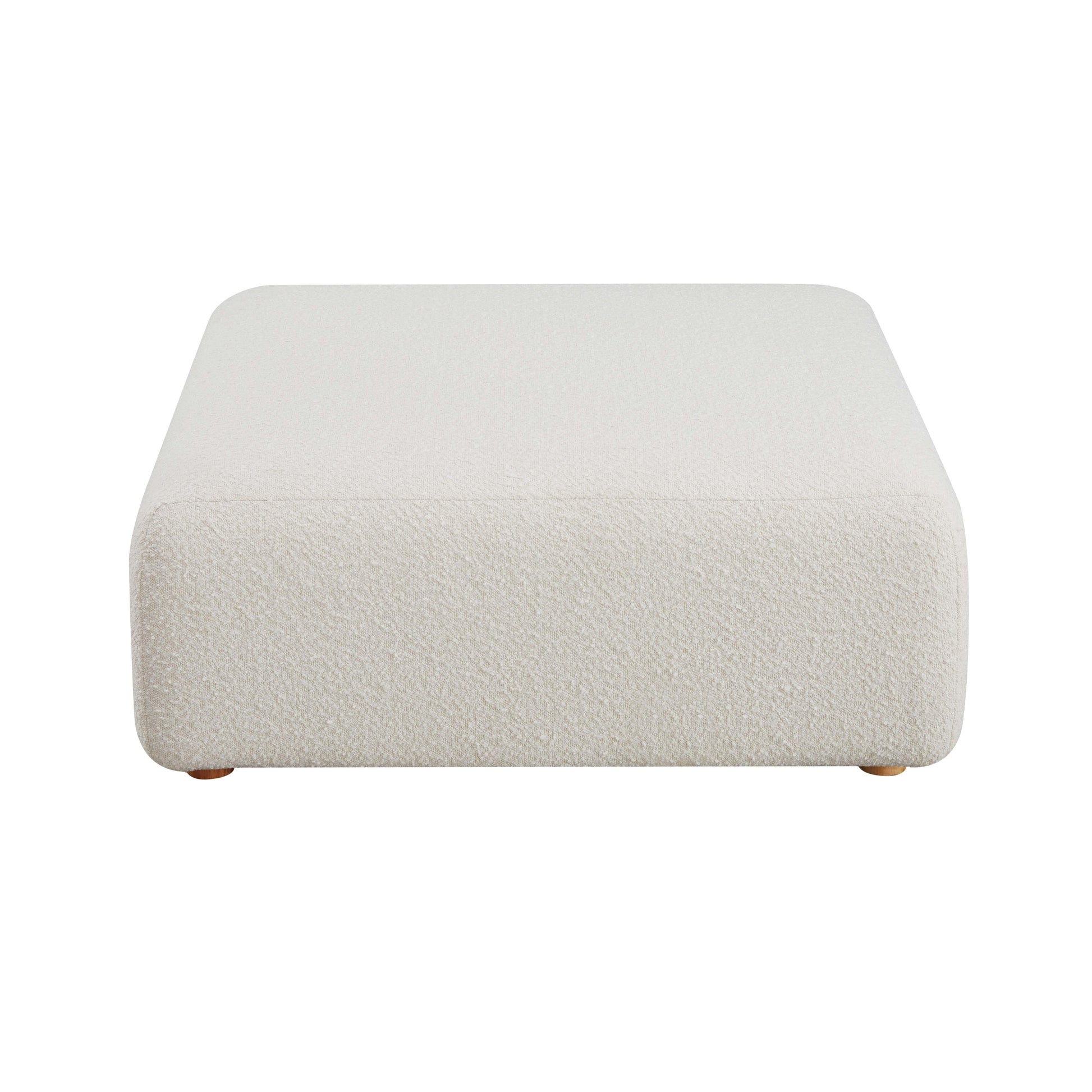 Hangover Cream Performance Boucle Ottoman