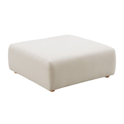 Hangover Cream Performance Linen Ottoman - Default Variant