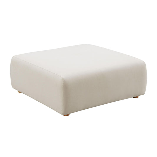 Hangover Cream Performance Linen Ottoman - Default Variant