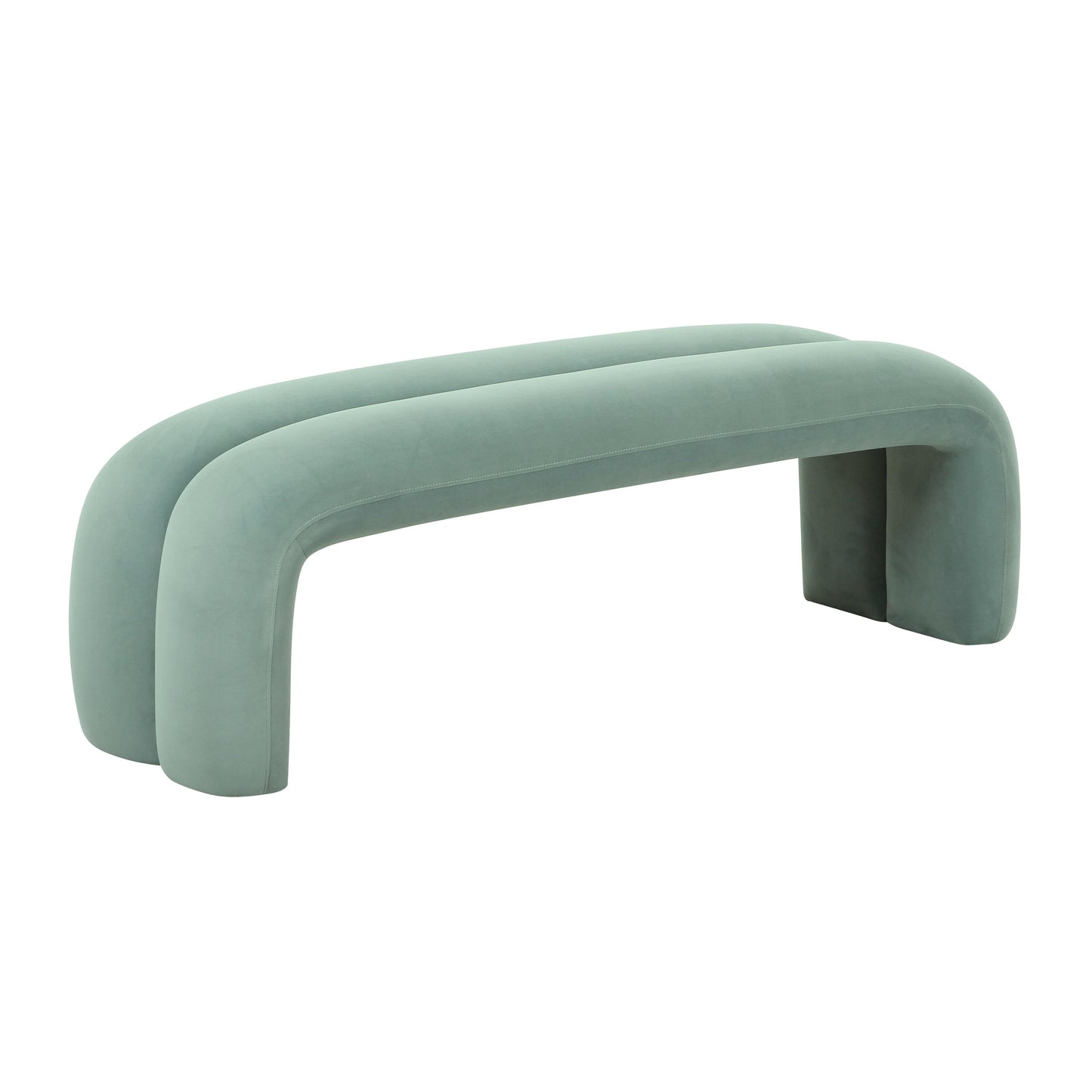 Leigh 56" Performance Velvet Channeled Bench