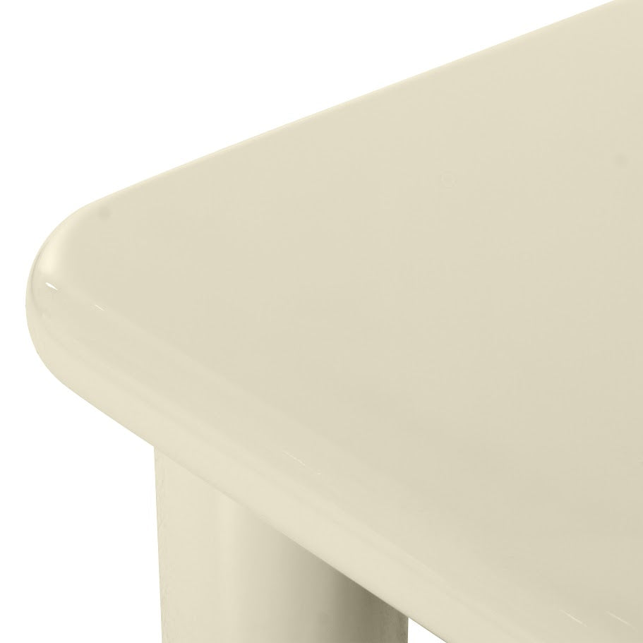 Memphis 33.5" Glossy Square Coffee Table