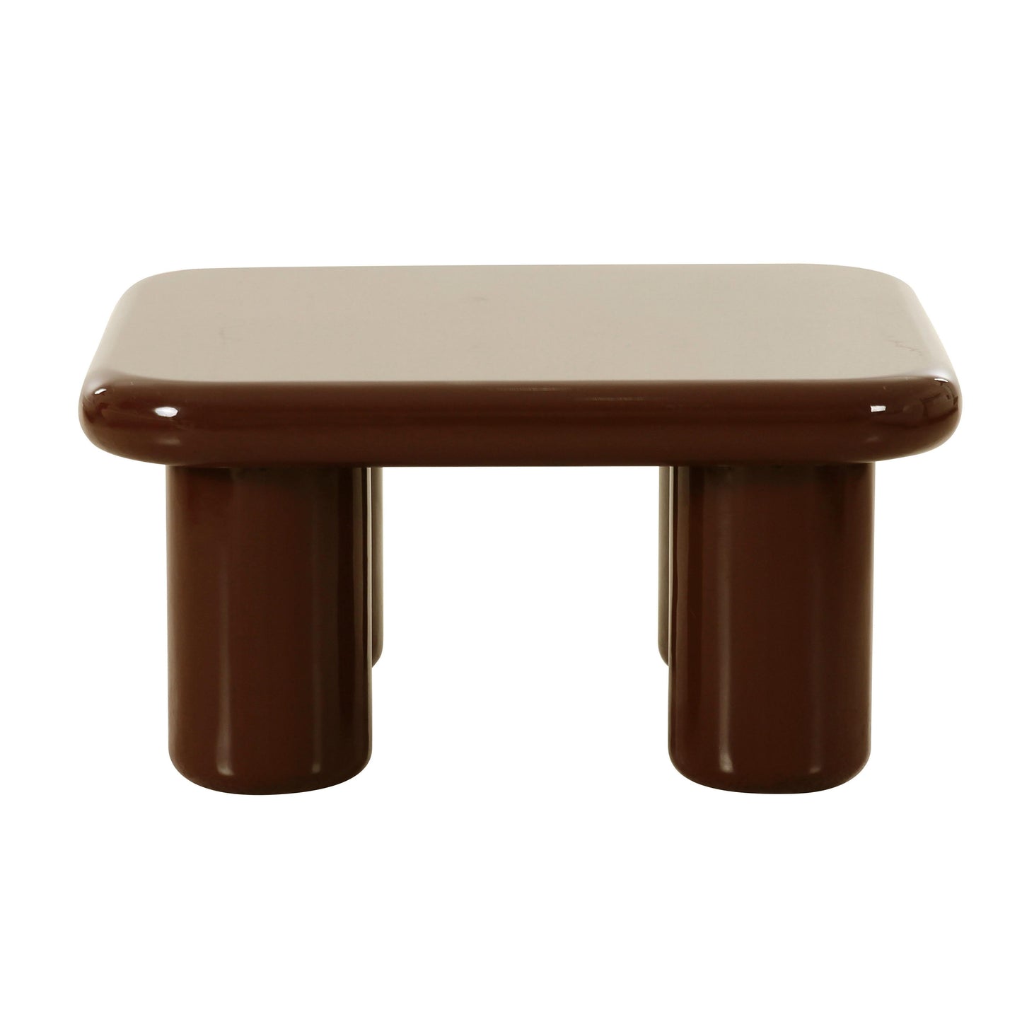 Memphis 33.5" Glossy Square Coffee Table