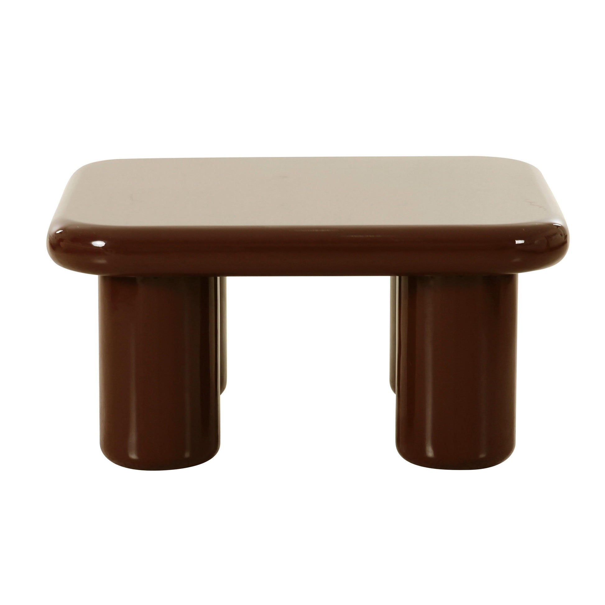 Memphis 33.5" Glossy Square Coffee Table