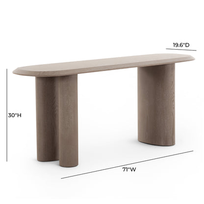 Rhema 71" Washed Ash Console Table