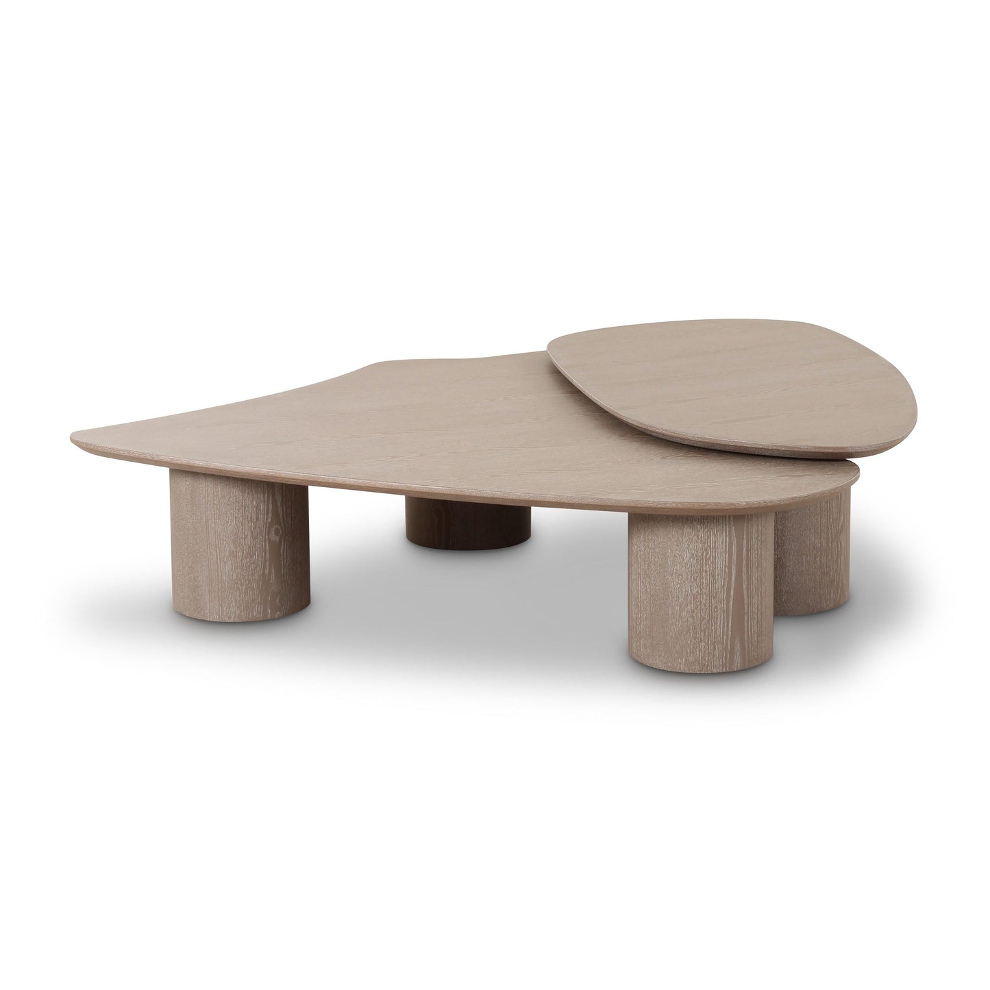 Rhema 2-Piece Washed Ash Nesting Coffee Table Set - Default Variant