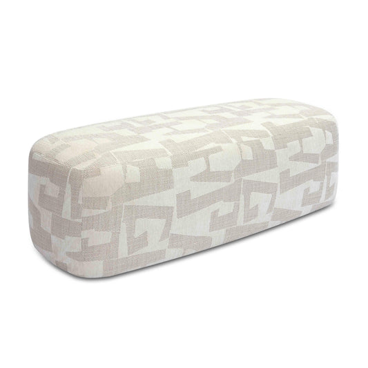 Graceland 54" Cream Performance Jacquard Bench - Default Variant