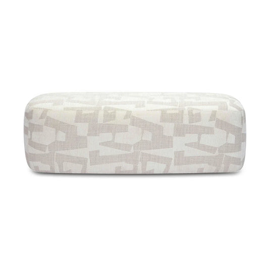 Graceland 54" Cream Performance Jacquard Bench