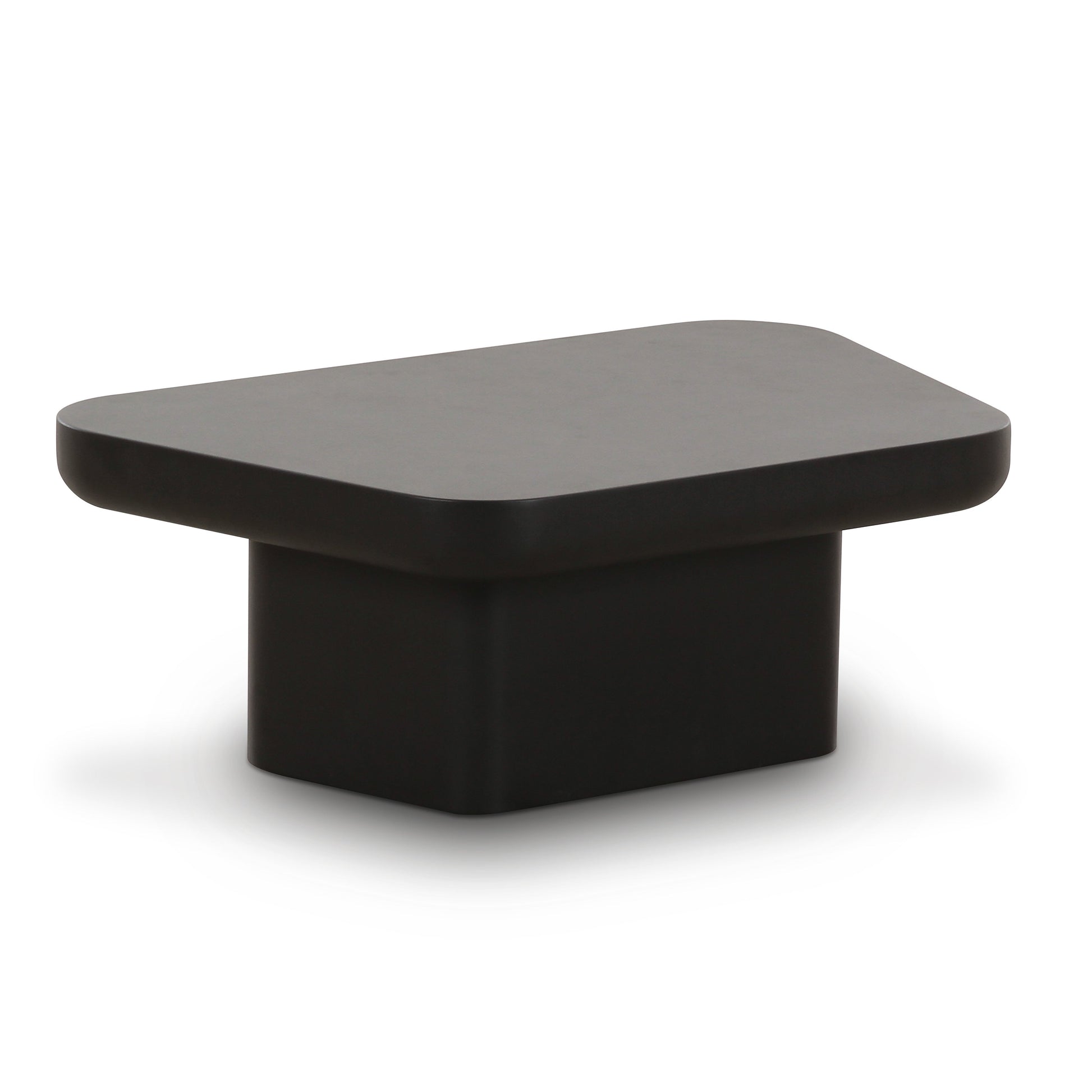 Yoko Black Coffee Table (32"-39") - Small