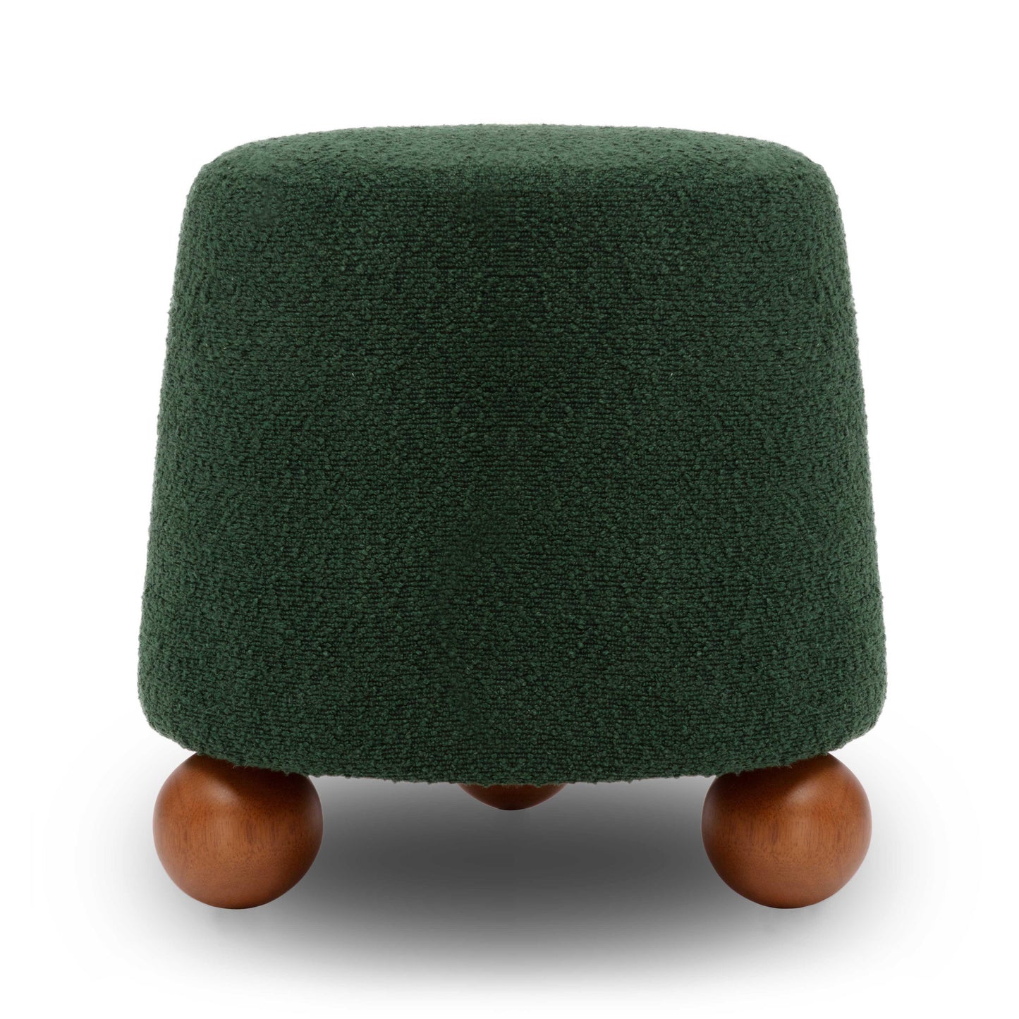 Jaine Performance Boucle Ottoman - Forest Green
