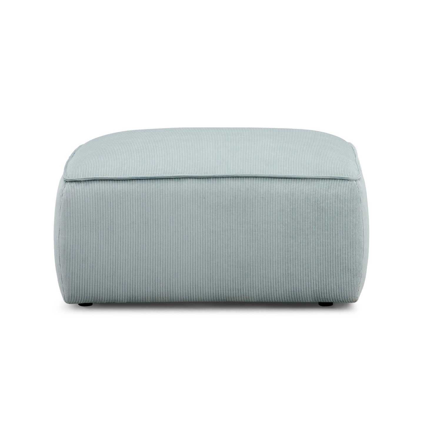 Travie Performance Corduroy Velvet Ottoman