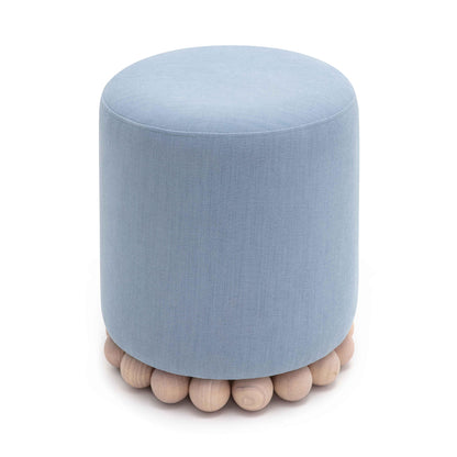 Dex Upcycled Performance Fabric Ottoman