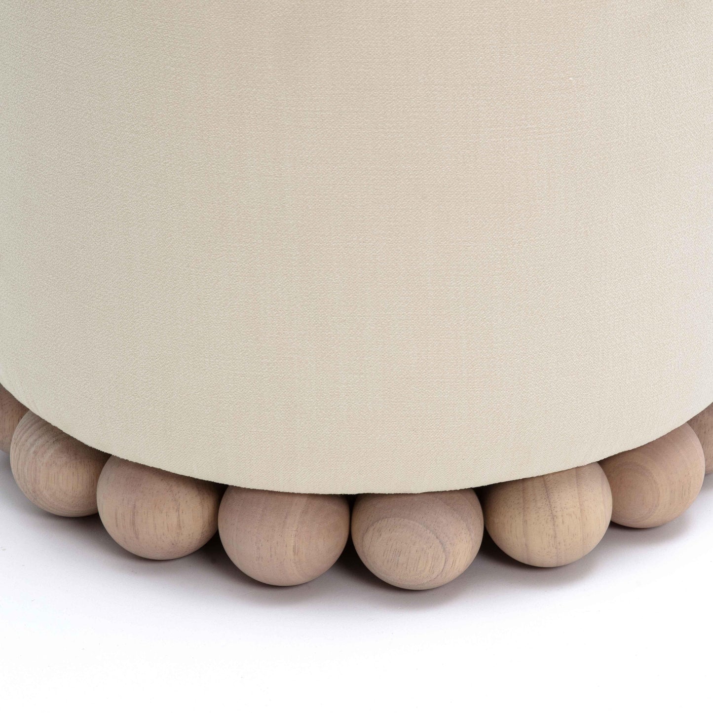 Dex Upcycled Performance Fabric Ottoman