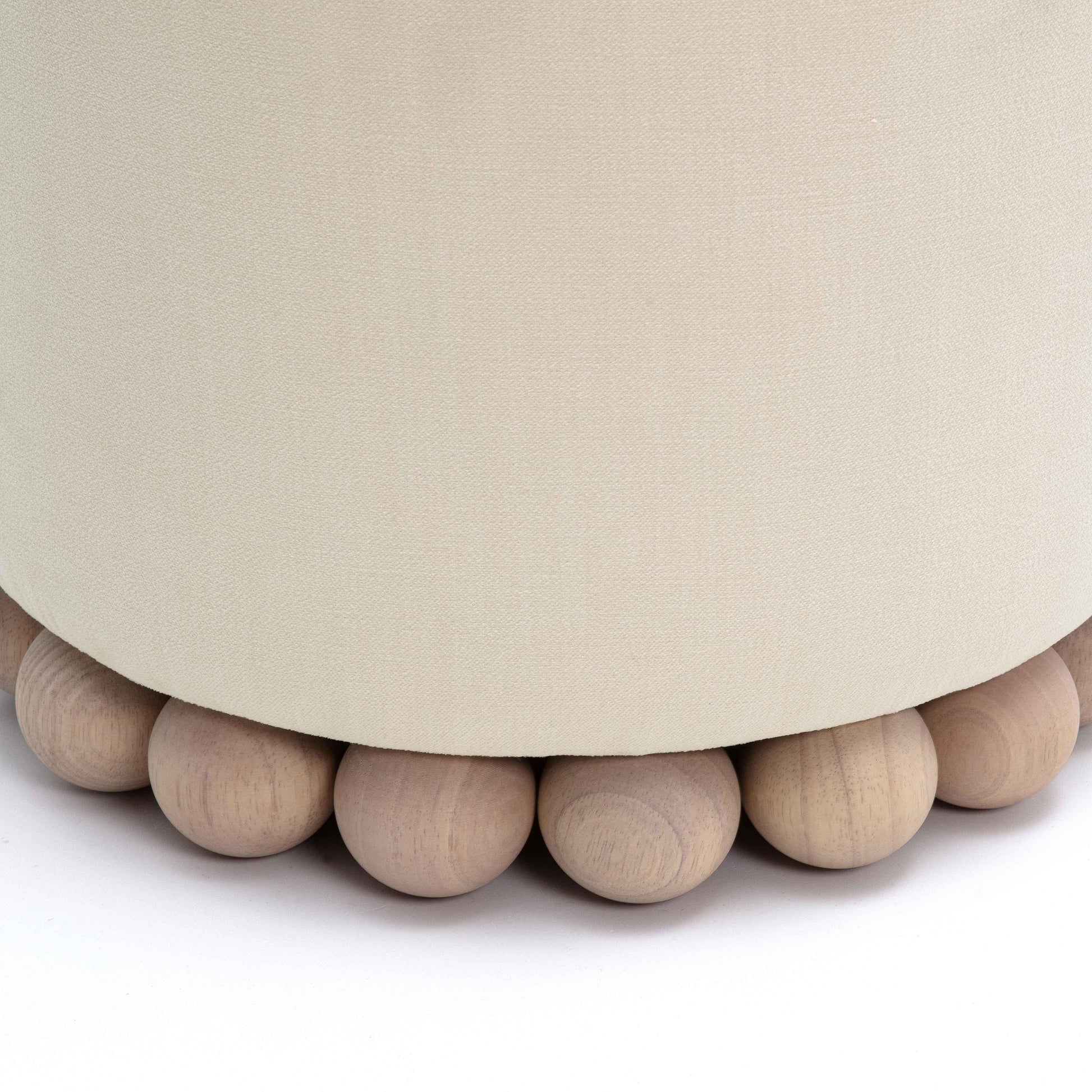 Dex Upcycled Performance Fabric Ottoman