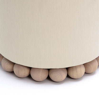 Dex Upcycled Performance Fabric Ottoman