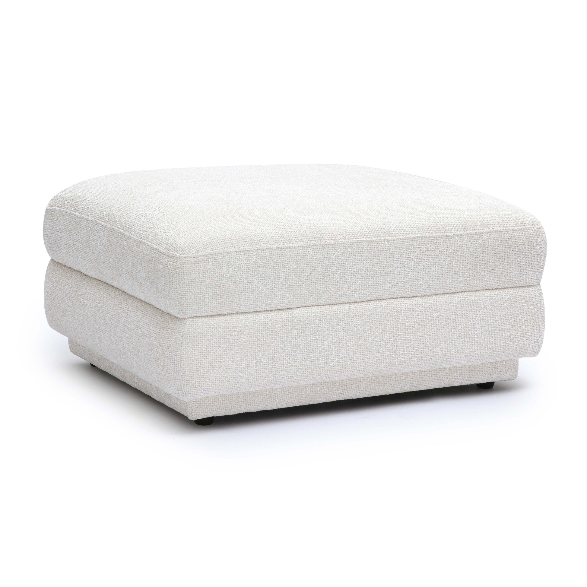 Perry Cream Performance Chenille Modular Ottoman - Default Variant