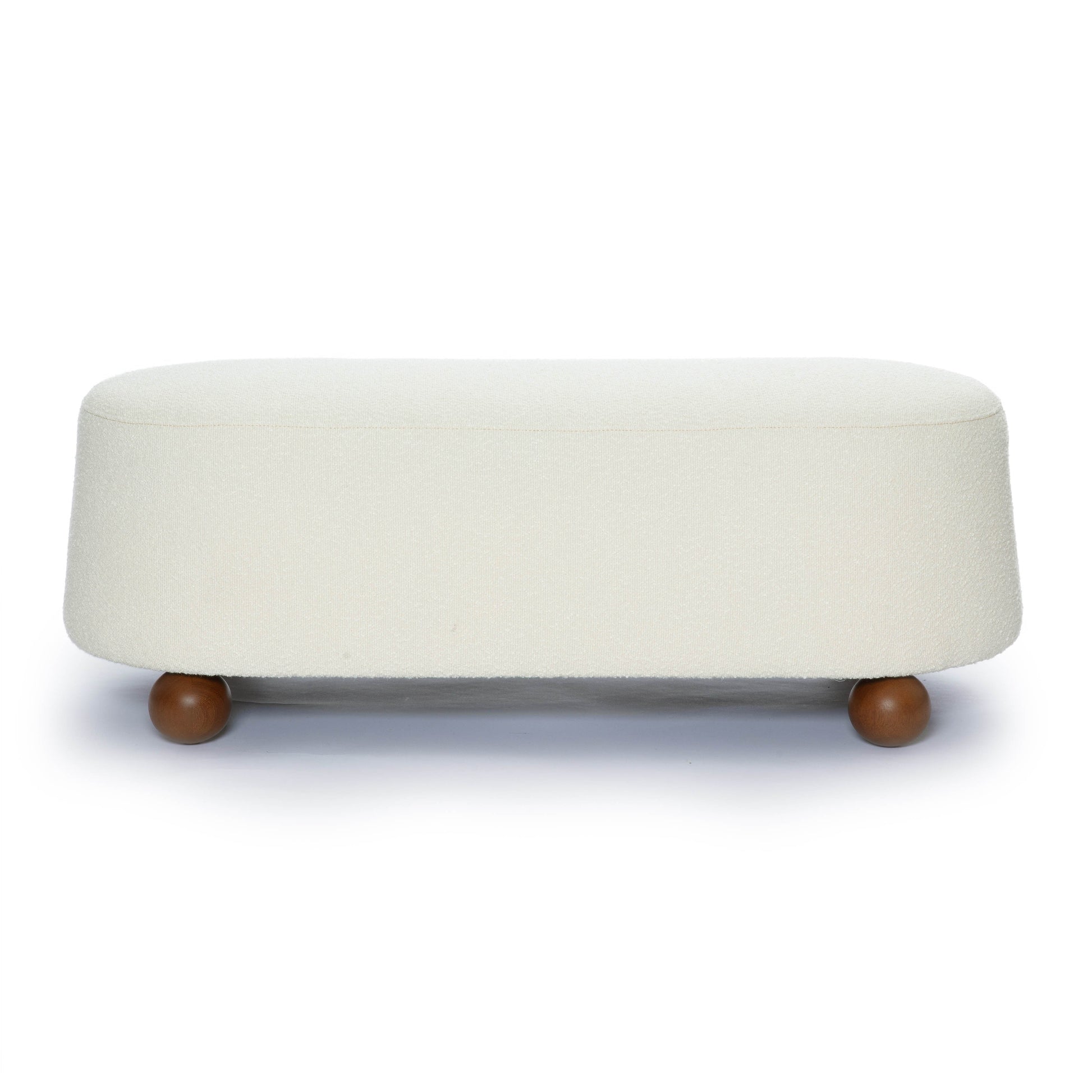 Jaine 48" Performance Boucle Large Ottoman