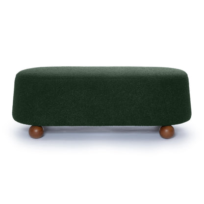 Jaine 48" Performance Boucle Large Ottoman