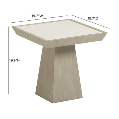 Coco Washed Ash Side Table