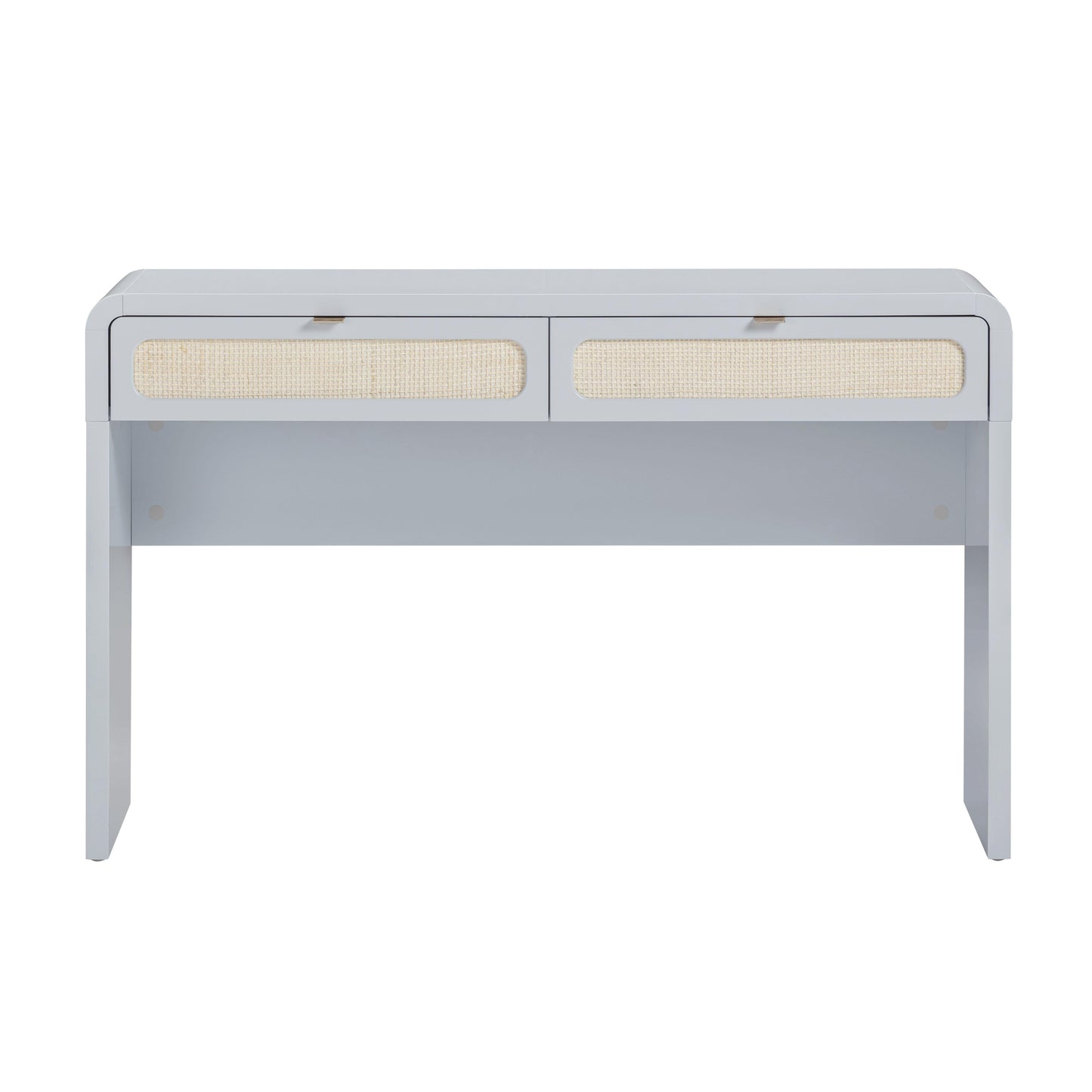 Patty 48" Rattan 2-Drawer Console Desk