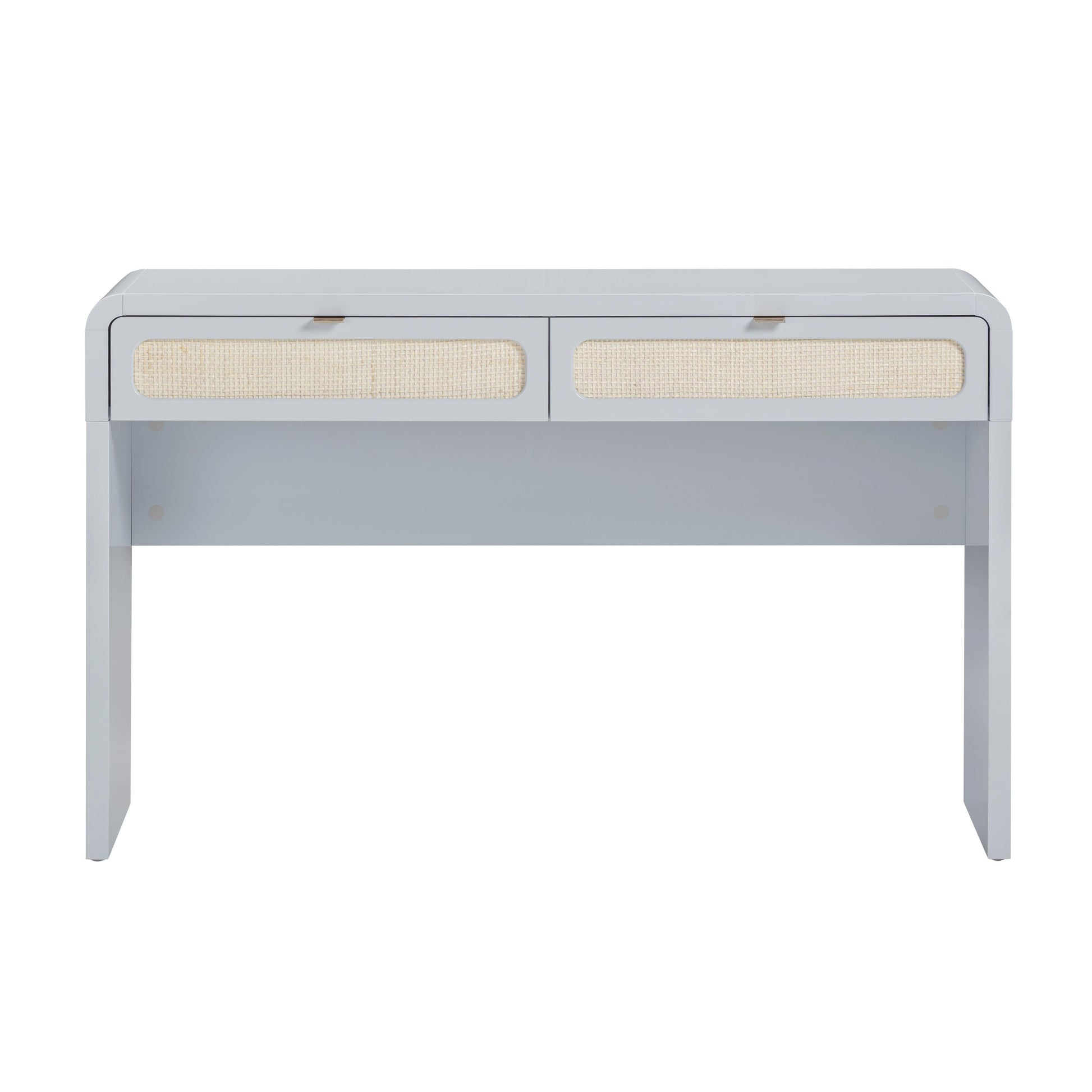 Patty 48" Rattan 2-Drawer Console Desk