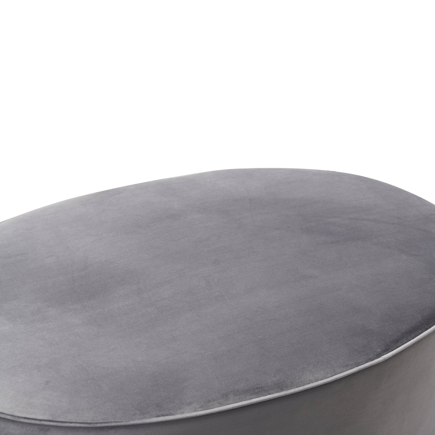 Scarlett Performance Velvet Oval Ottoman