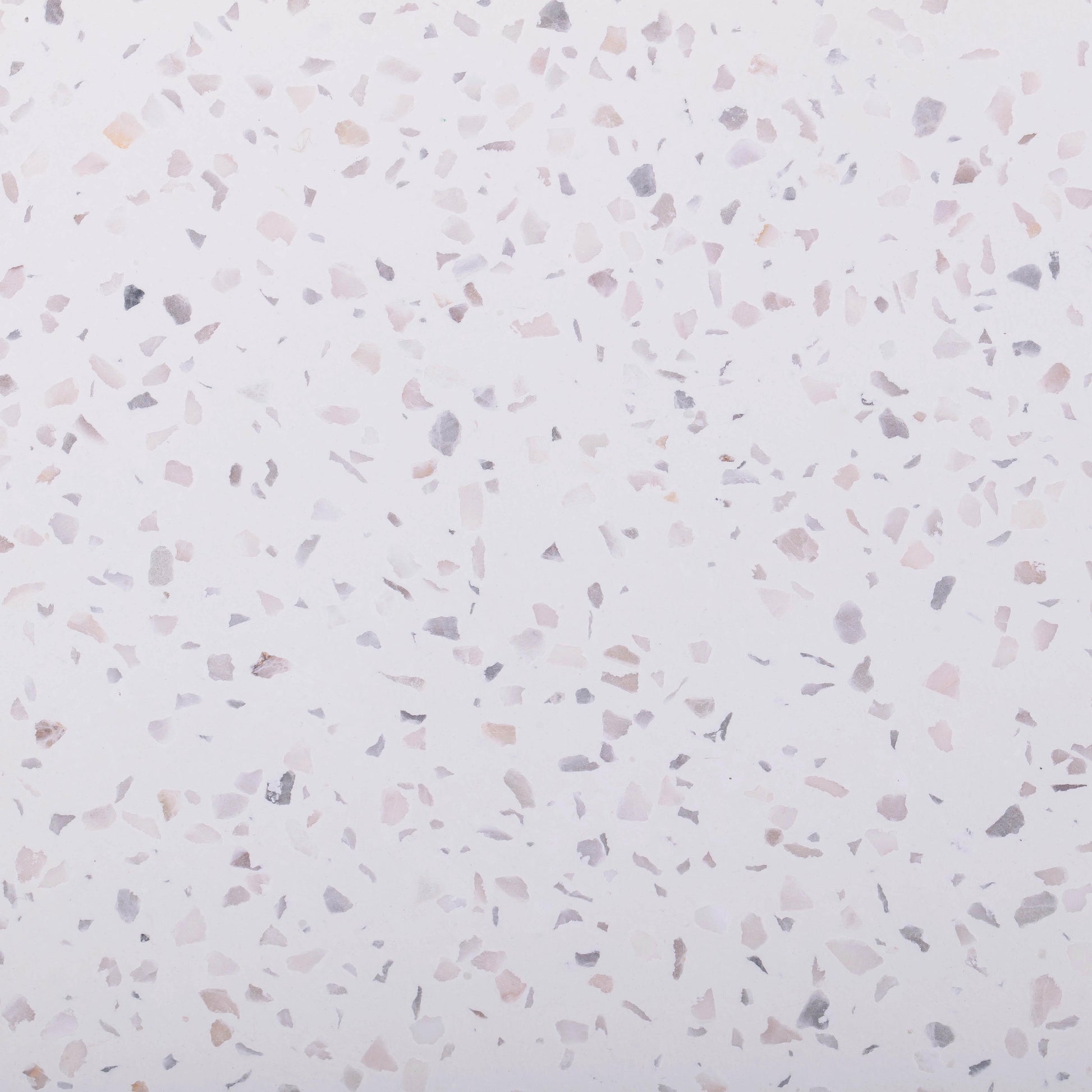 Terrazzo 27.5" Light Speckled Concrete Round Coffee Table