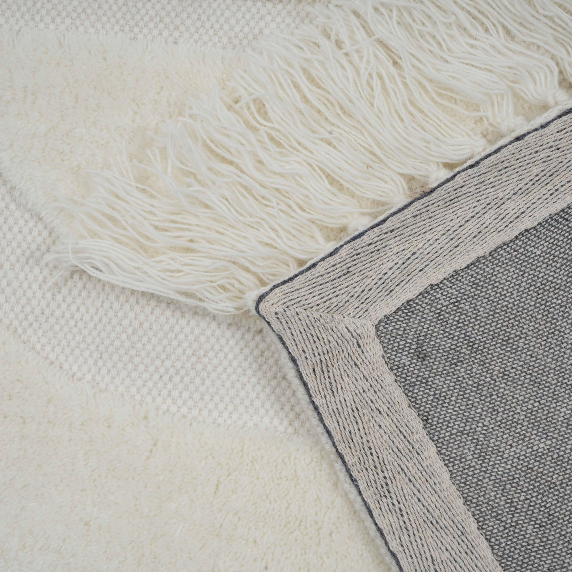 Loop White Area Rug