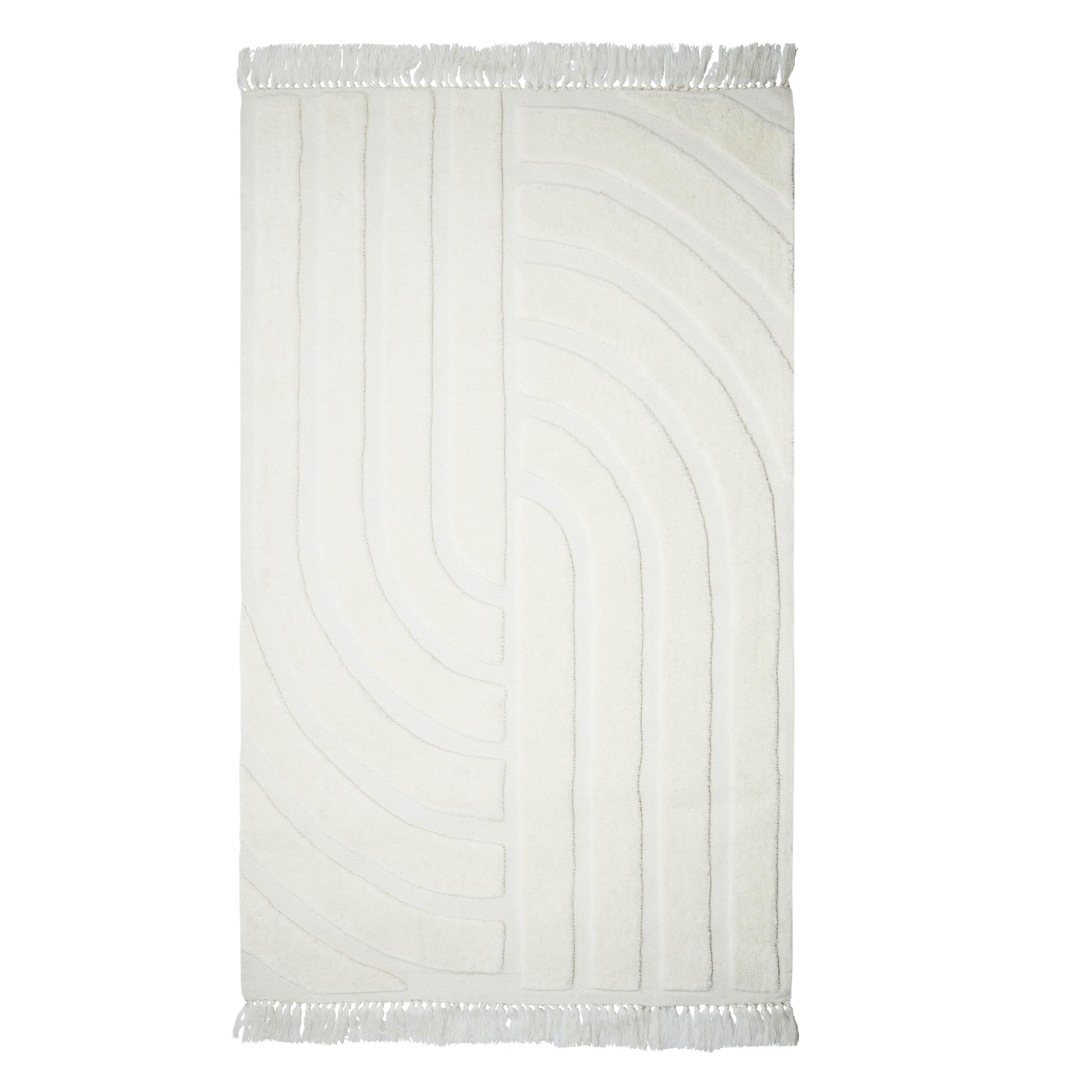 Loop White Area Rug - 8' x 10'