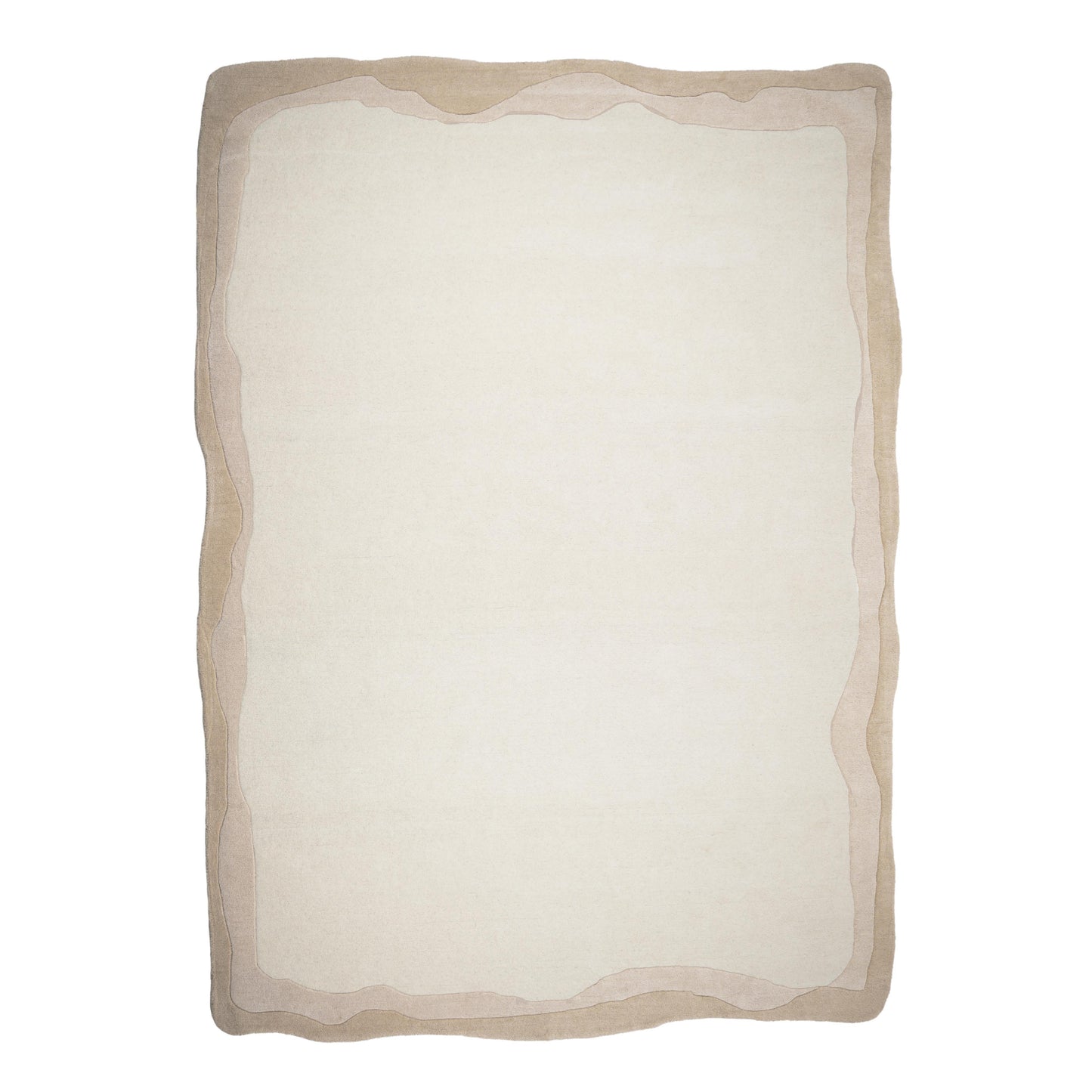 Tarba Rectangular Floor Rug - Tan / 8' x 10'