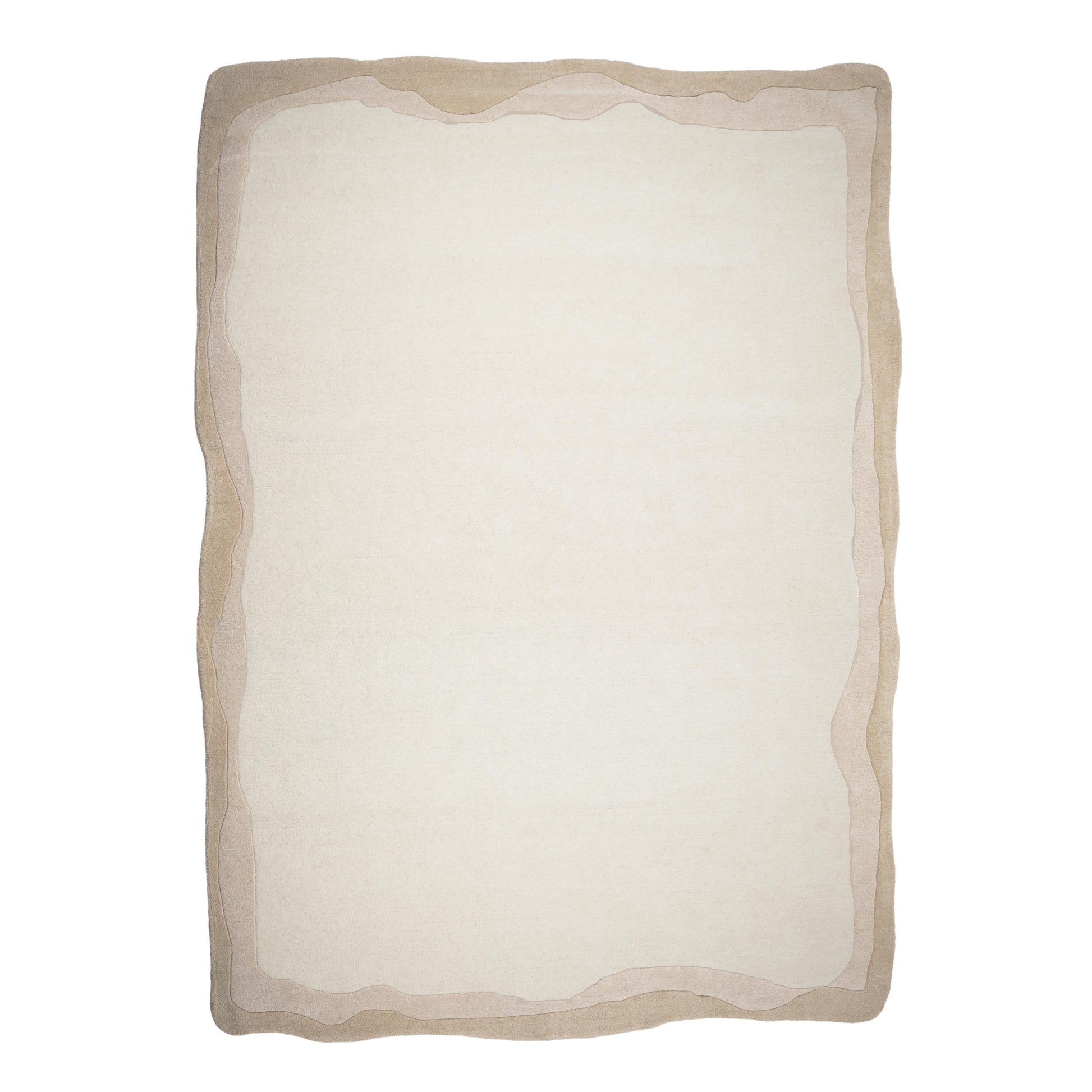 Tarba Rectangular Floor Rug - Tan / 8' x 10'