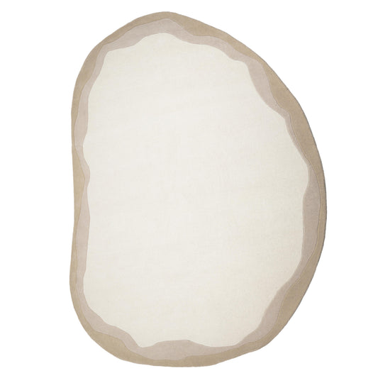 Tarba Organic Floor Rug - Tan