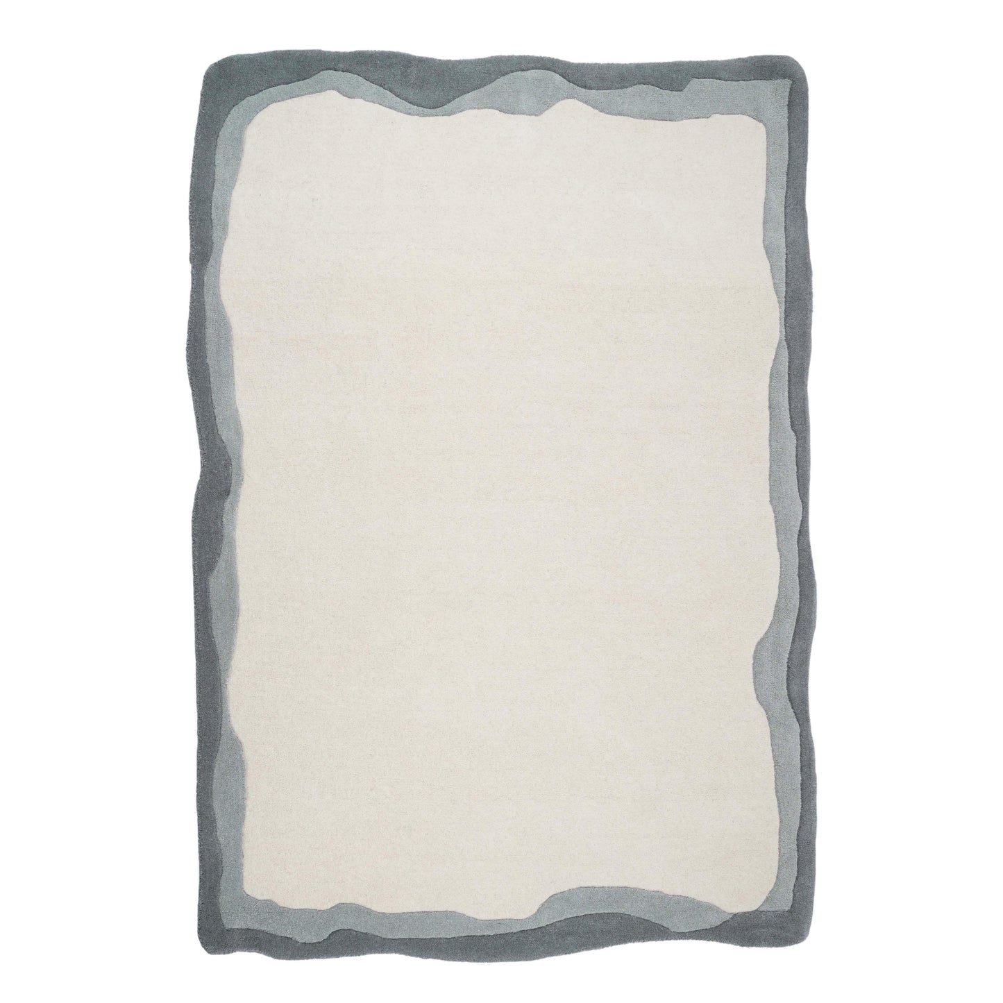 Tarba Rectangular Floor Rug - Grey / 5' x 7'