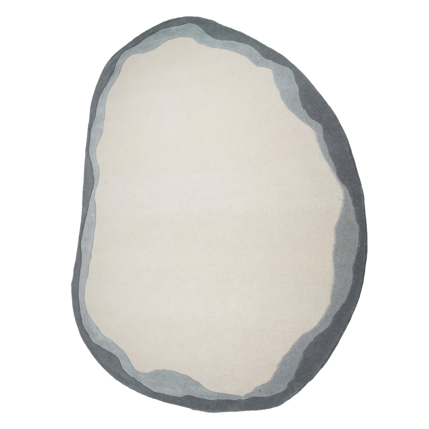 Tarba Organic Floor Rug - Grey
