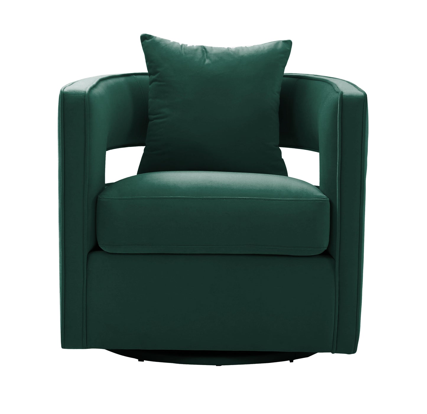Kennedy Performance Velvet Swivel Accent Chair