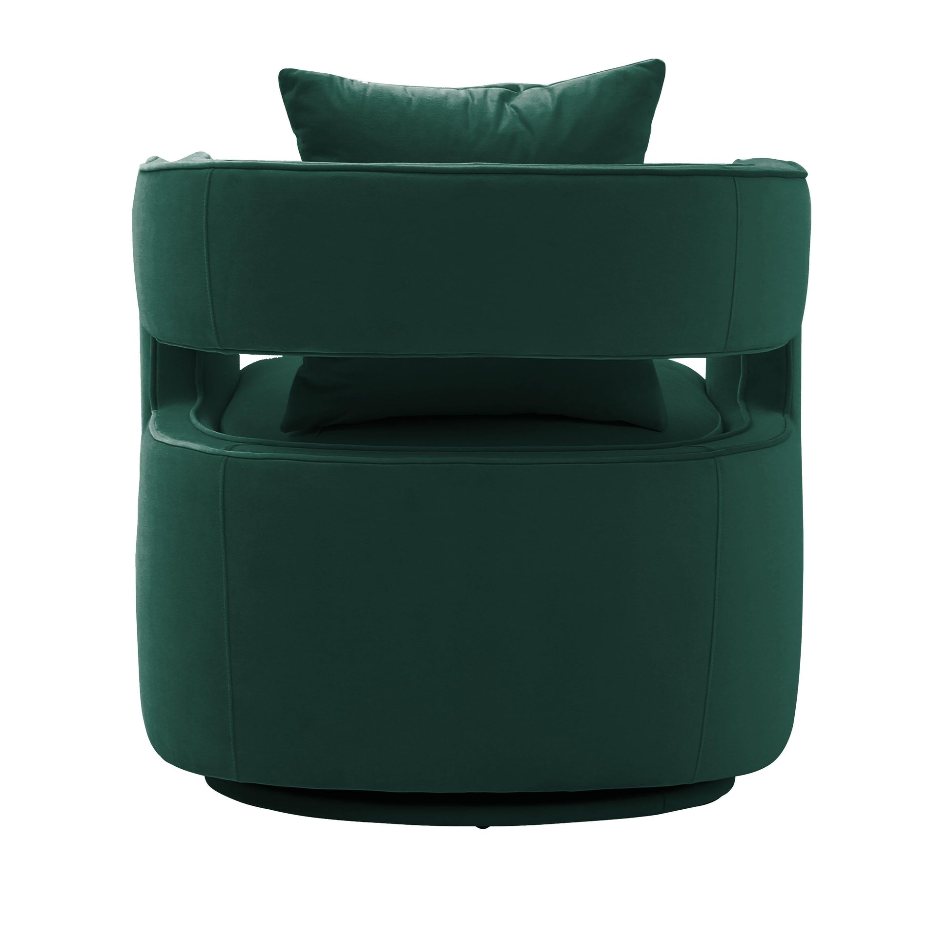 Kennedy Performance Velvet Swivel Accent Chair