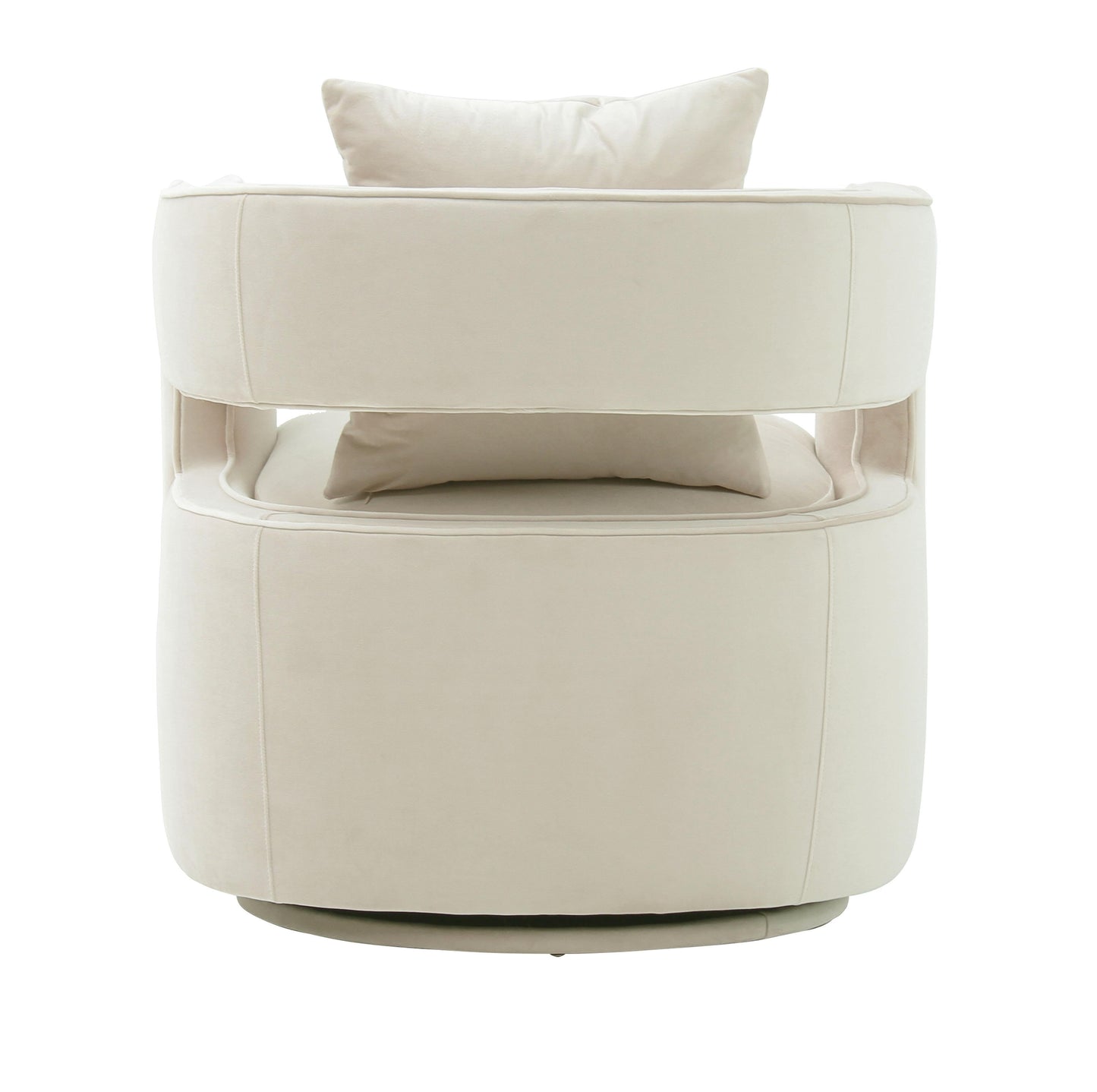 Kennedy Performance Velvet Swivel Accent Chair