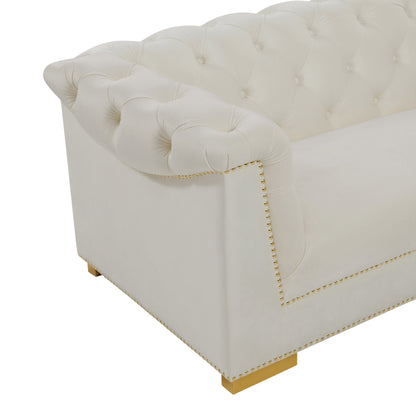 Farah 91" Performance Velvet Sofa by Inspire Me! Home Decor