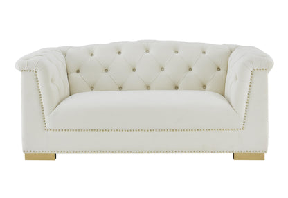 Farah 69" Performance Velvet Loveseat by Inspire Me! Home Decor