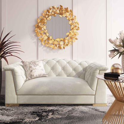 Farah 69" Performance Velvet Loveseat by Inspire Me! Home Decor