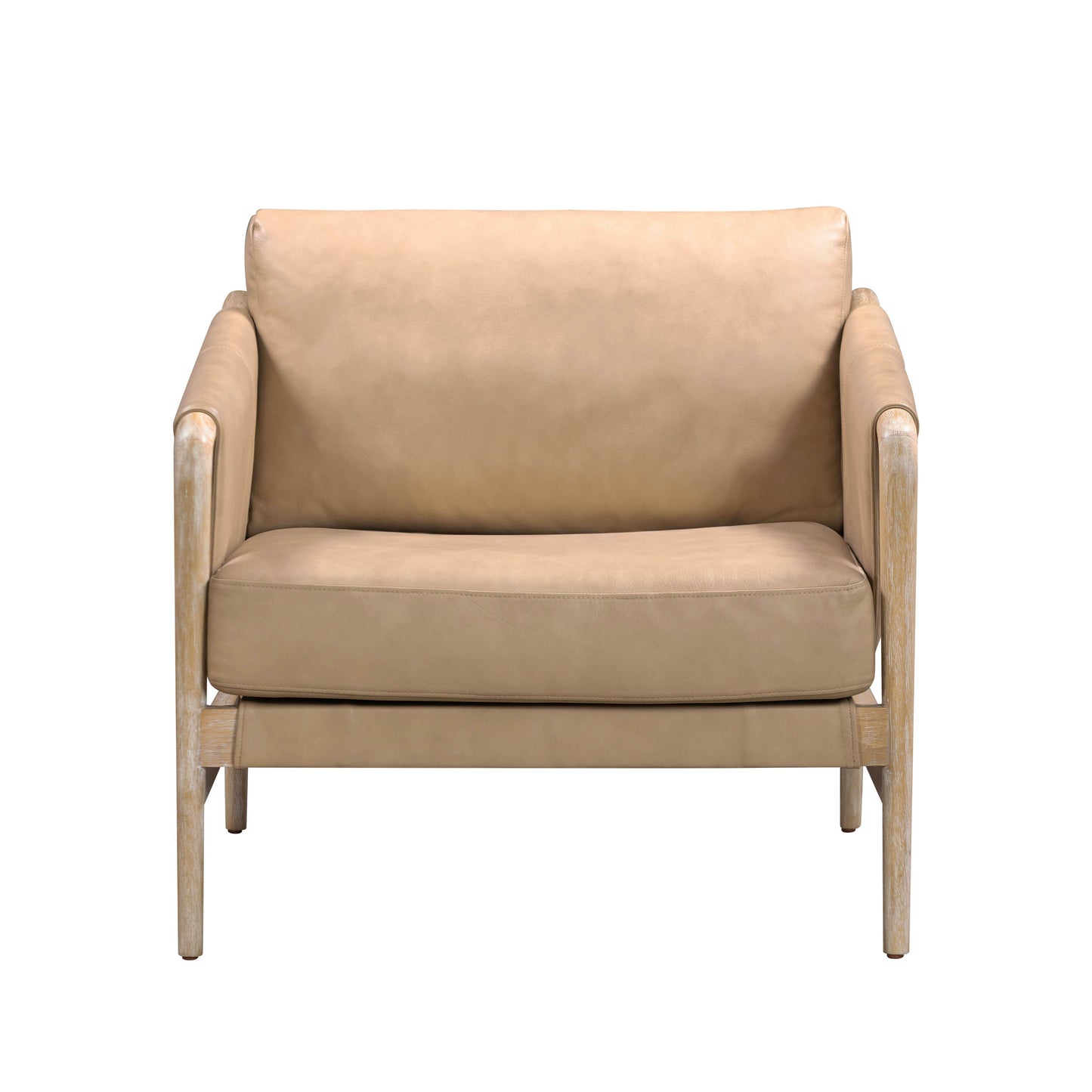 Chakka Contract-Grade Genuine Leather Accent Chair