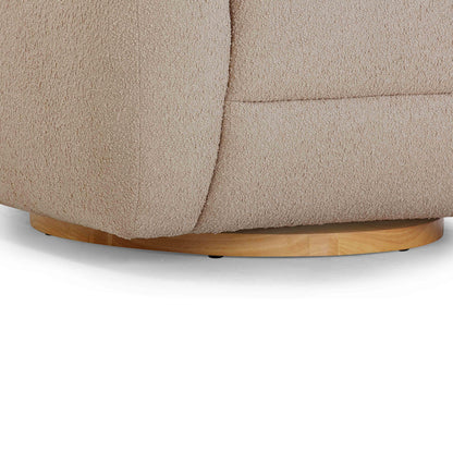 Judy Boucle Swivel Accent Chair