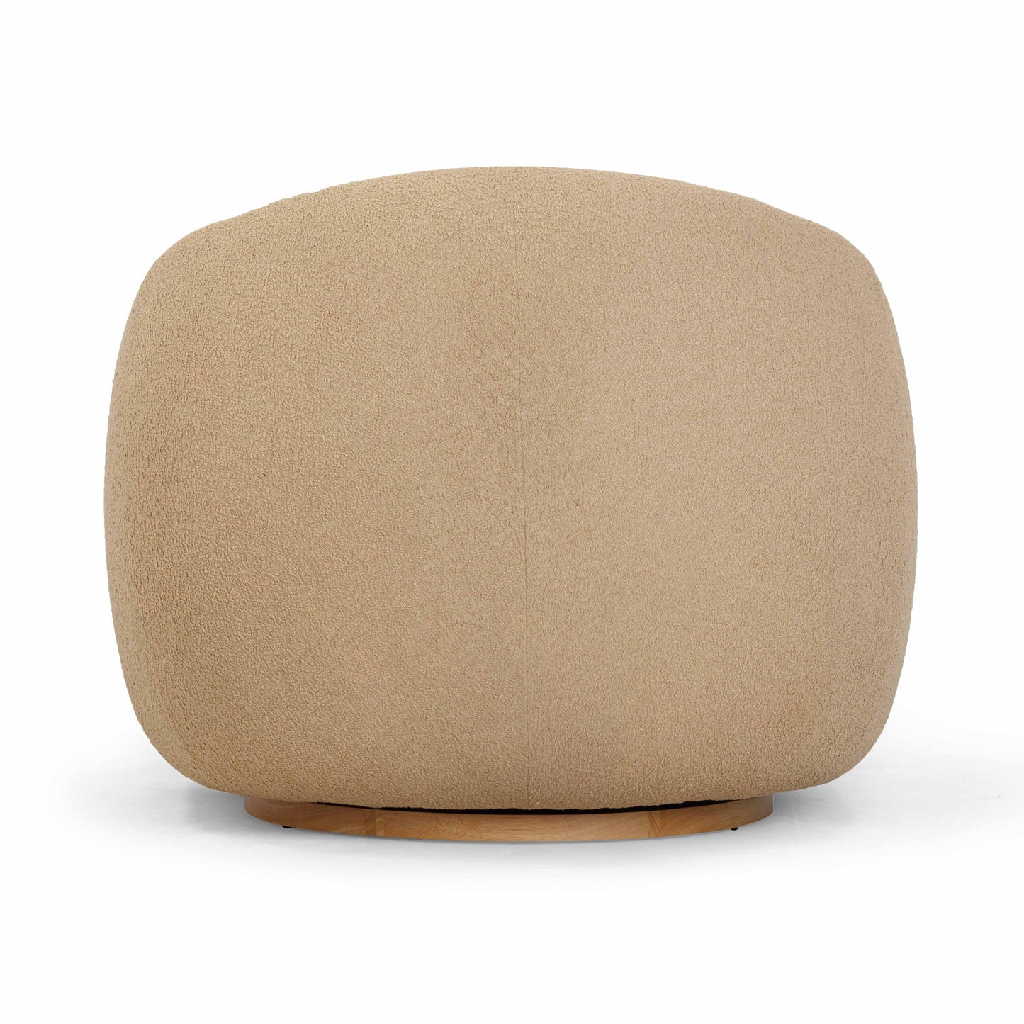 Judy Boucle Swivel Accent Chair