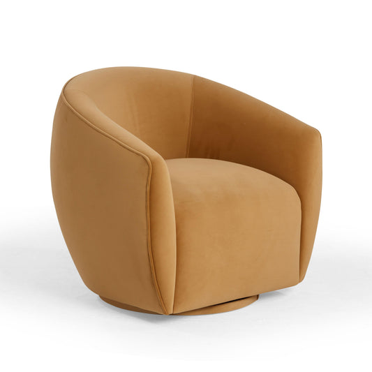 Jordan Performance Velvet Swivel Accent Chair