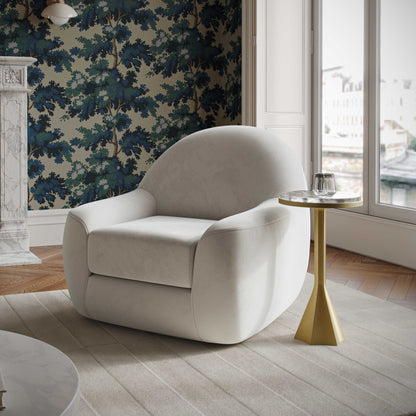 Tiago Performance Velvet Swivel Accent Chair